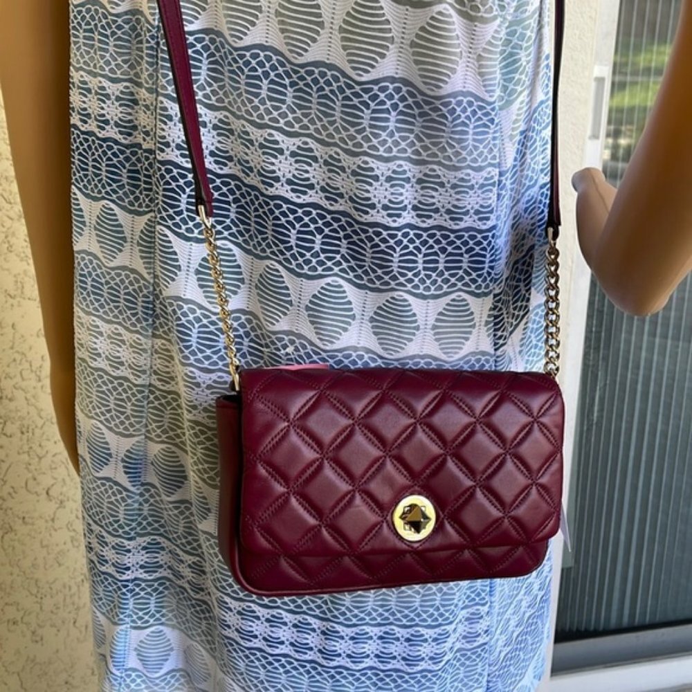 Kate Spade Natalia Crossbody Blackberry Preserve - Picture 14 of 16